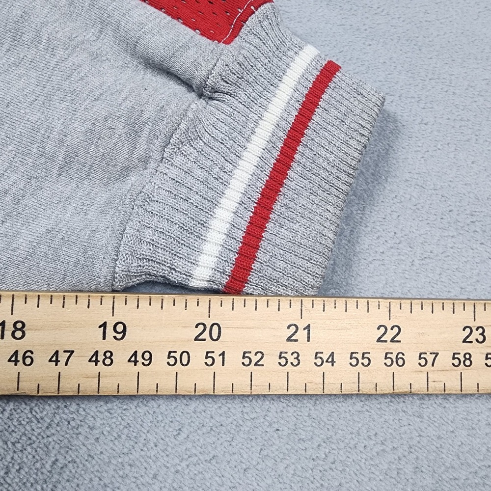 Vintage Chicago Blackhawks Sweatshirt Mens Gray Lee Sport NHL Embroidered - Picture 16 of 16
